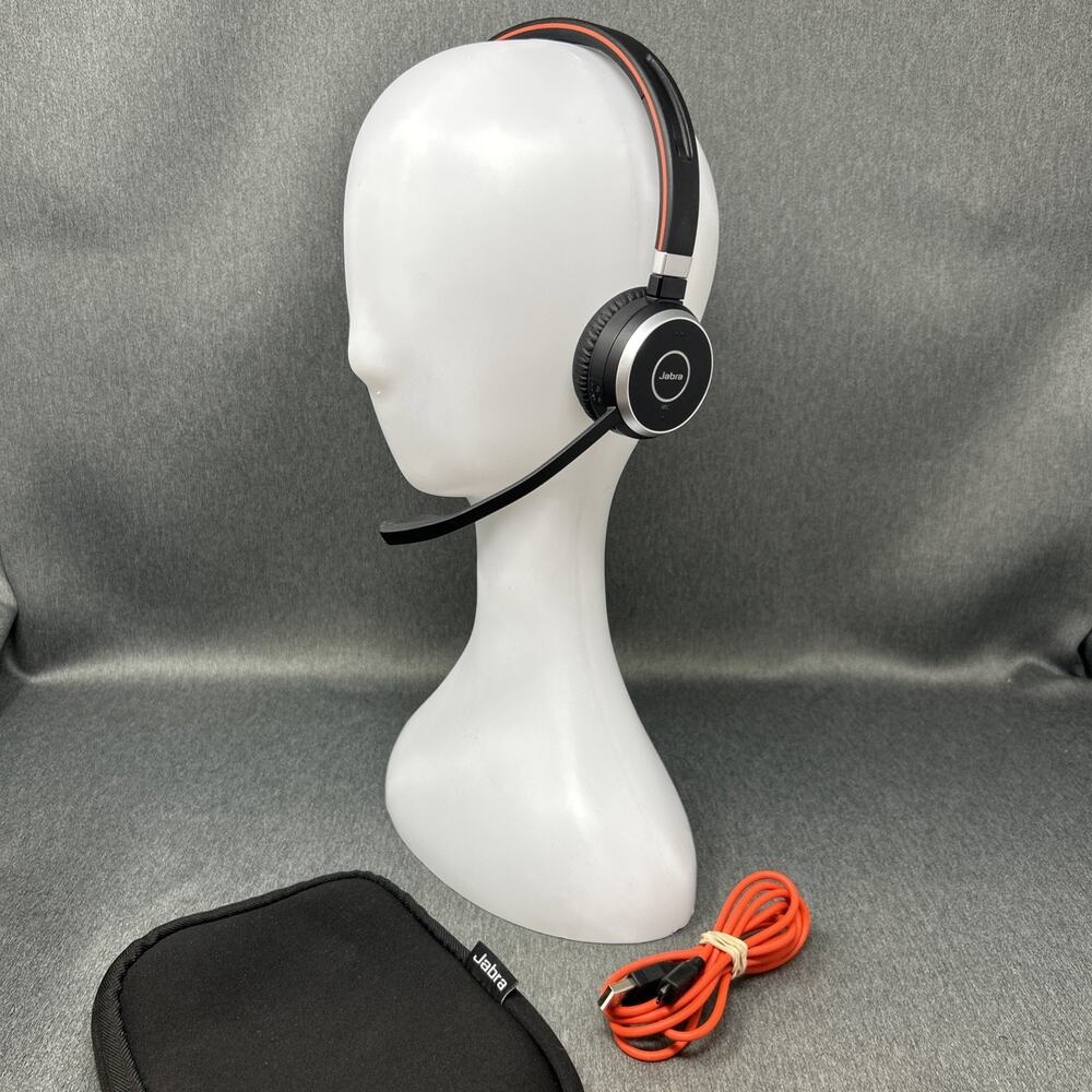 Jabra EVOLVE 65 USB-A MS Stereo Wireless Headset On Ear Headband Folding Mic
